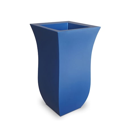 Lawnitator 30 in. Valencia Tall Planter, Neptune Blue LA2621840